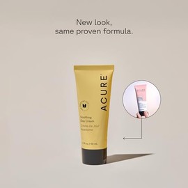 Acure | Crema facial hidratante y calmante para piel sensible y seca | Con peonia, extracto de girasol y aminoácidos, 50 ml