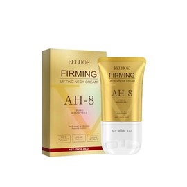 VRAIKO EELHOE AH-8 Firming Neck Cream, 2-in-1 Guasha Neck Moisturizer with Double Rollers and Hyaluronic Acid, for Saggy Skin, Double Chin, Face Lifting