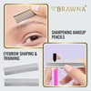 BRAWNA Pack of 10 Eyebrow Razor Blades - Stainless Steel