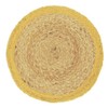 Walton & Co. 35cm Ochre Fiesta Circular Jute Placemat