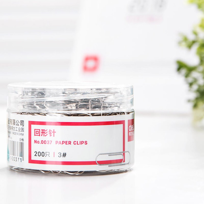 Delhi Deli Easy Paper Clips 200pcs / 델리 이지 페이퍼