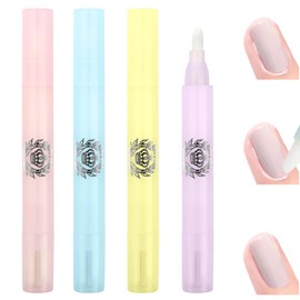 LOPHE Nagellack Korrekturstifte Set, 4 Pack Nail Art Maniküre Korrekturstifte Nagellackkorrektur, Nagellackentferner Entfernung Stifte mit 12 Austauschbare Nagelersatzspitzen