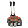 Lfhelper 2 Spool Hydraulic Control Valve, 25 GPM/3000 PSI Hydraulic