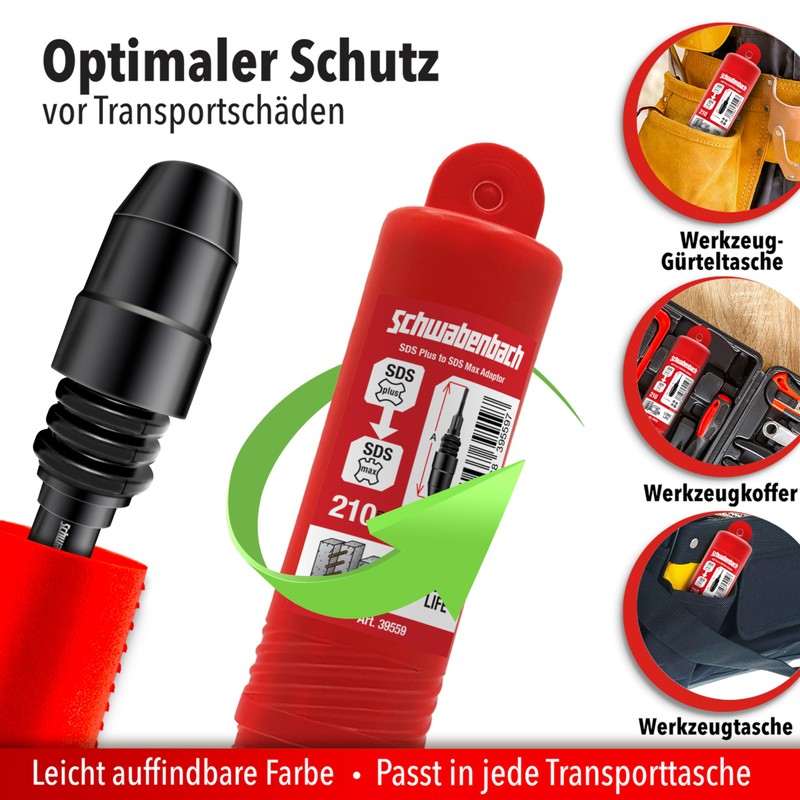 SCHWABENBACH ® SDS Plus to SDS Max Adapter - Adapter