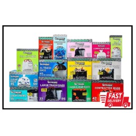 Ultrasac 55 Gal. Ultrasac Heavy-duty Tie Black Drum Liner Trash Bags (50 Count)