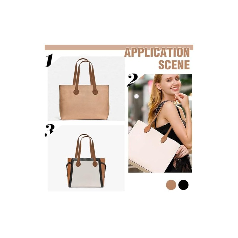 Bag Handle PU Leather, 4 Pieces Leather Bag Handle, Bag
