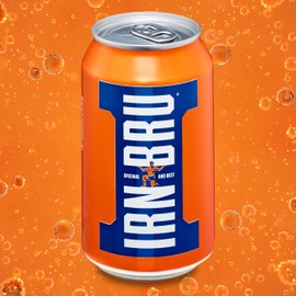 IRN-BRU From AG Barr The Original and Best Sparkling Flavored Soft Drink | A Scottish Favorite | 330 ML (Pack of 24)