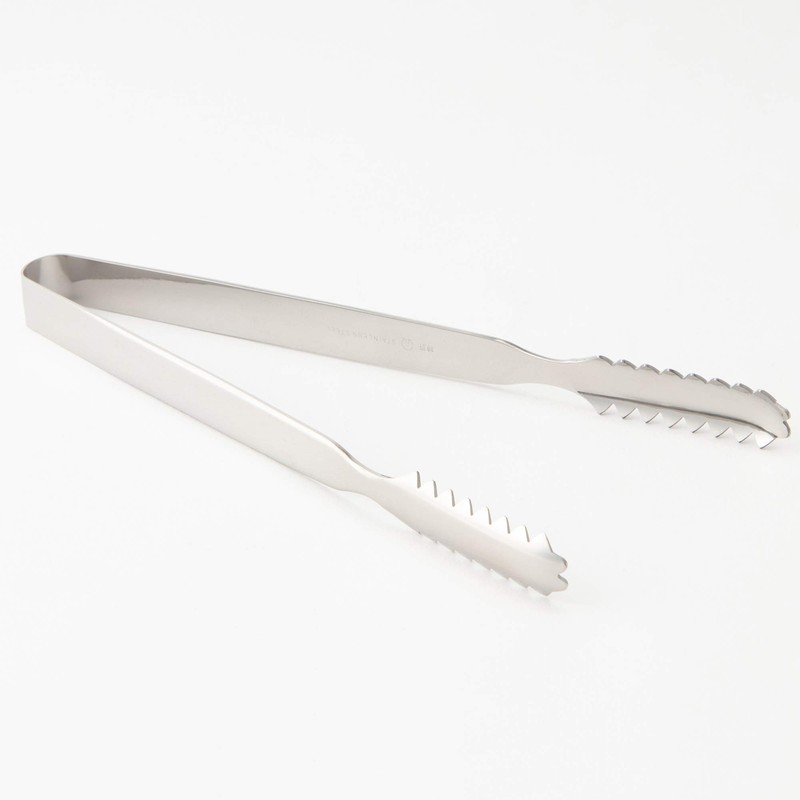 Endoshoji Professional PBU0101 Ice Tongs, Large, Stainless Steel, Made in