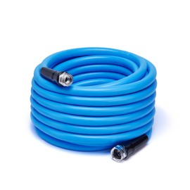 MOSIKEN Heavy Duty Garden Hose 50 ft, 5/8 in Drinking Safe Water Hose for Camper Outdoor Lawn Yard,Flexible Lightweight, Drinking Water Safe (50FT)