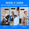 NHQZ Wall Clock Digital 12 Inch LED Wall Clock Large