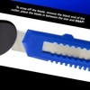 3 Bulk Utility Knives Box Cutters Snap Off Blades Blue