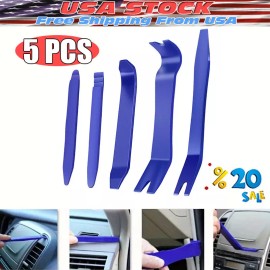 Unbranded Plastic Trim Removal Pry Tool Set for Car Radio Panel Door Dash Clip Fasteners