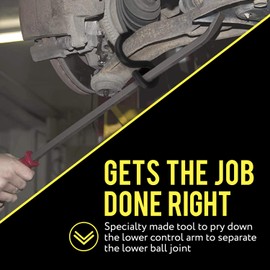 Mission Automotive Mission Automotive 2 Pack Lower Control Arm Prying Tool - Works For Most Front-Wheel Drive Vehicles - Get The Job Done Right - Turns A Two Man Job Into A One - Works With 7/8" Diameter Pry Bar