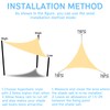 Triangular Waterproof Awning 3 x 3 x 3 m Weather