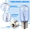 297048600 241552802 Refrigerator Light Bulb Replacement for Frigidaire Whirlpool KitchenAid