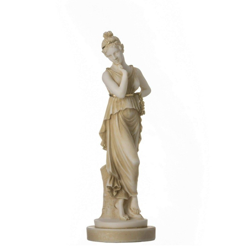 BeautifulGreekStatues Persephone Goddess of the Underworld Spring Time Gold Vegetation