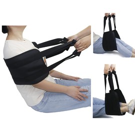 1Pcs Padded Transfer Belt Patient Lift Sling Transfer Belt Heavy Duty Bed Nursing Transfer Sling for Movement, Stand Assist Aid Sling for Elderly Seniors Standing Walking Assist Belt Safer Transfers
