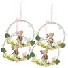 PEARL Set of 4 Easter Window & Door Decorations with