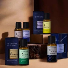 The Herb Story 더허브스토리 아로마 에센셜오일 30ml 8종 숙면 수면/마사지오일/피부보습/테라피/향기좋은 [01 라벤더] The Herb Story Aroma Essential Oil 30ml 8 Types Sleep/Massage Oil/Skin Moisturizing/Therapy/Fragrant [01 Lavender]