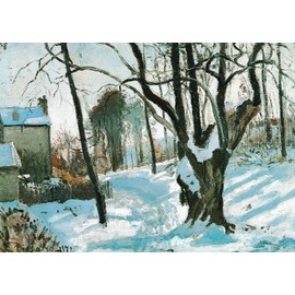 Camille Pissarro Louvanciennes Snow Landscape Art Card