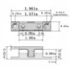 Solid Stainless Steel Cabinet Door Catch,glrovazas 2Pcs Cabinet Latch Roller