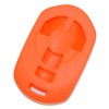 HEM HIGH-END MOTORSPORTS Orange Silicone Rubber Remote Key Chain Cover