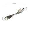 TIANDLIFE Spoon, Fork, Titanium, Lightweight, Pure Titanium, Unbreakable, Cutlery Set,