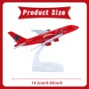 REYOK Airplane Model,16cm 380 Australia Airplane Model,Alloy Diecast Ornament Plane