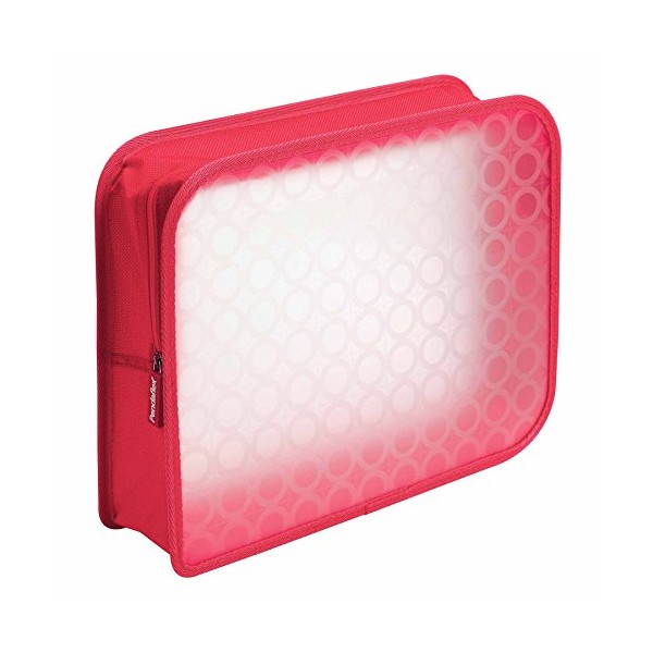 Pendaflex Pendaflex Zip Wallet Poly File, 3 Inch Expansion, Pink