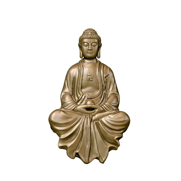 Buddha Statue, Amitabha Nyorai, 2.1 inches (5.3 cm), Mini Portable, Brass Figurine, Brass, Buddhist Altar, Protection Against Evil, How to Sit, Amidanyorai (born in the Year of the Dog and In), The Zodiac Protection of the Zodiac