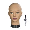 BLTYXT Afro Bald Mannequin Head Professional Cosmetology Wig Training Head