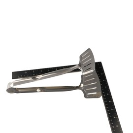 Barbecue Steak Clip,Stainless Steel Fish Spatula,Wide Slotted Turner Steak Spatula,Multifunction Serving Tong,Fried Fish Spatula for Kitchen