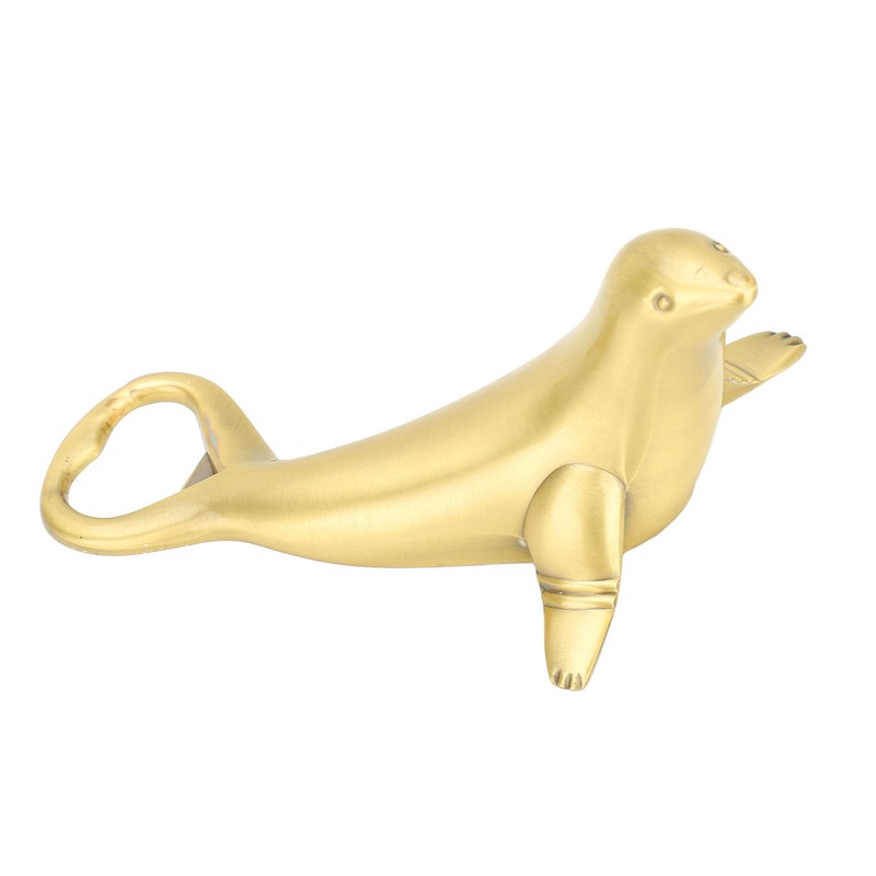 Bottle Opener Metal Sea Lion Shaped Non Slip Handle Bottle