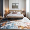 Area Rug 6x9 Washable Rugs Modern Abstract Area Rug Soft