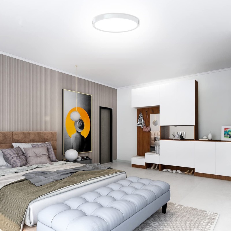 LED Ceiling Light Fixture Flush Mount, 9inch Modern LED Ceiling