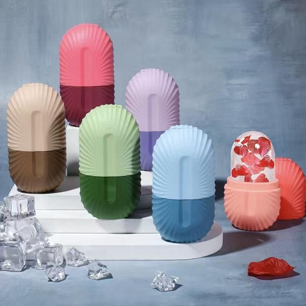 Silicone Ice Face Roller Set, 1/2/3 Counts Face Massage Tool,