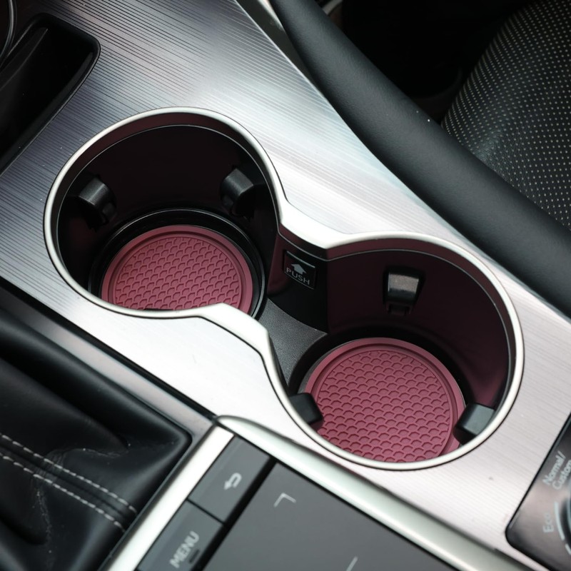 SINGARO Car Cup Coaster, 4PCS Universal Non-Slip Cup Holders Embedded
