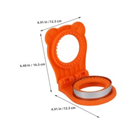 LIFKOME Sandwich Cutter and Sealer: Sandwich Press Maker for Kids Lunch Cookie Cutter Pancake Maker Bread Press for Lunchbox Picnic and Office Use