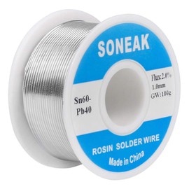 SONEAK 60/40 Tin Lead Solder With Rosin Core For Electrical Soldering 0.8mm 100g