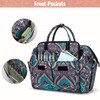 LoDrid Bible Bag Tote with Multiple Pockets for Bible Items,