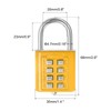 PATIKIL 8 Digit Combination Lock, 3 Pack 4 Position Locking