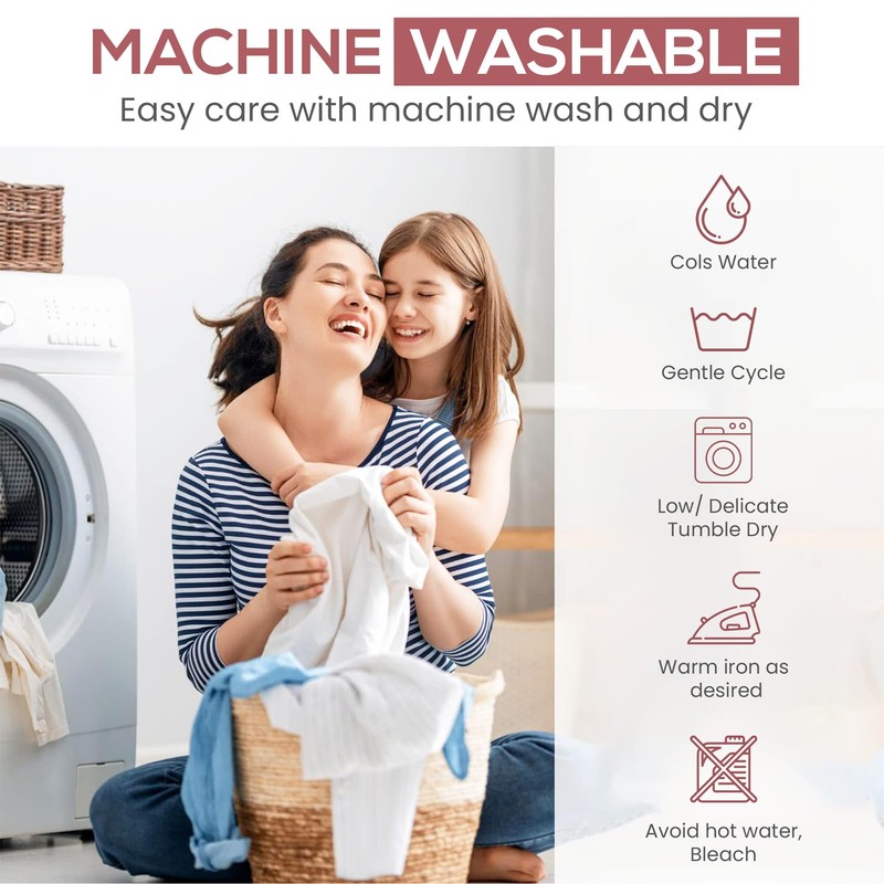 Superity Linen Full XL Fitted Sheet - Soft and Comfortable