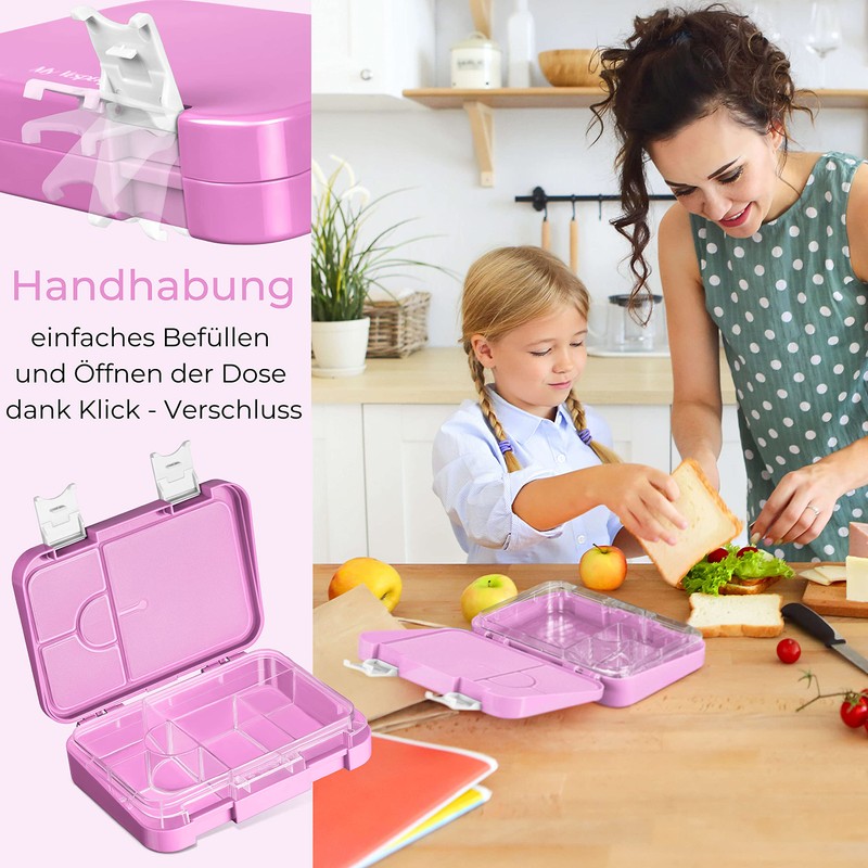 My Vesperbox Bento Box Children's Lunch Box with 4 +