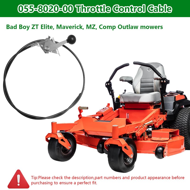 superbobi 055-8020-00 Throttle Cable Fit for Bad Boy ZT Elite