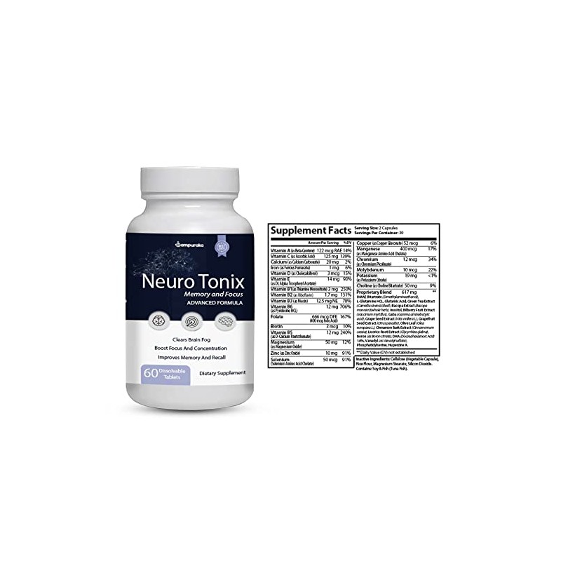 Sampuraka NeuroTonix Support Healthy Memory