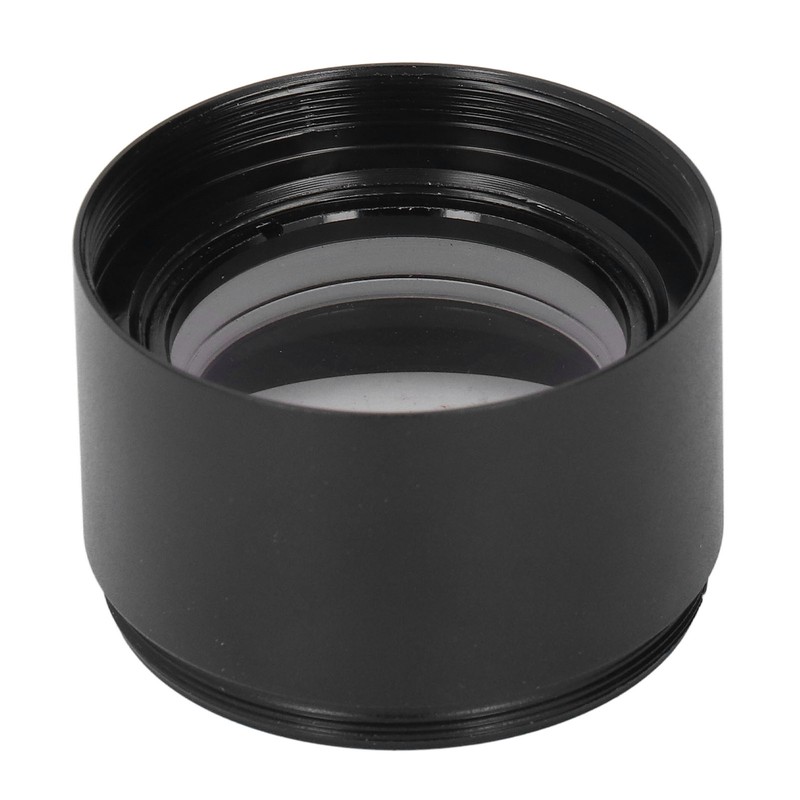 Auxiliary Objective Lens Aluminum Alloy 0.5X Microscope Part for SM