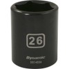 Dynamic Tools 1/2-Inch Drive 6 Point Metric, 26-Millimeter Standard Length,