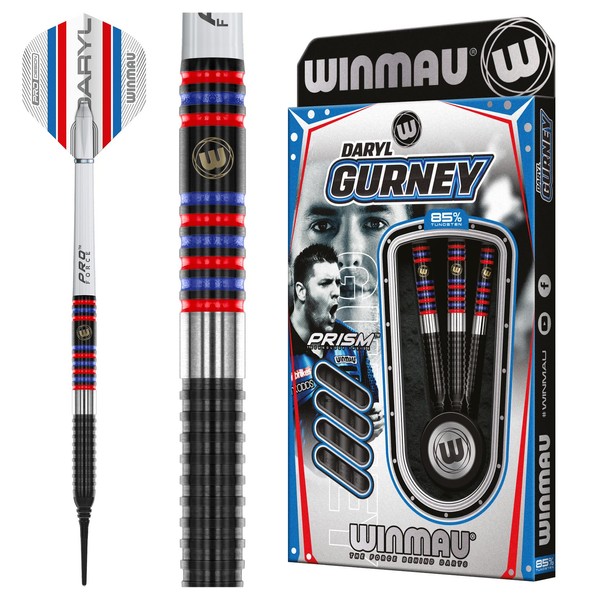 WINMAU Daryl Gurney 85% Soft Darts