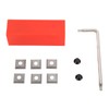 Slab Flattening Router Bit Insert Detachable Cemented Carbide 1/2in Shank