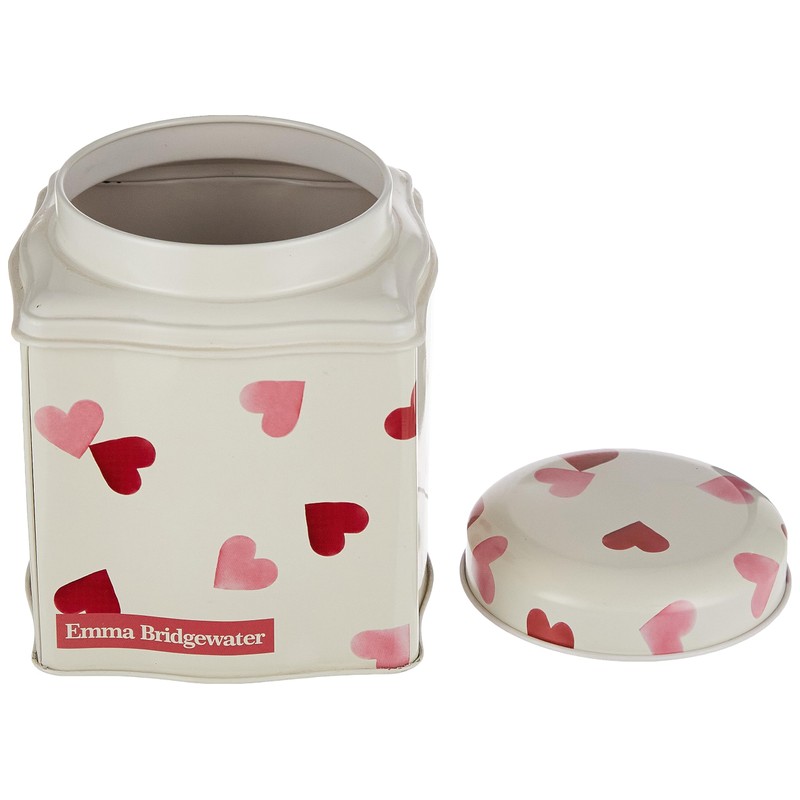 Bridgewater Emma Hearts Wavy Dome Lid Caddy 105 x 105